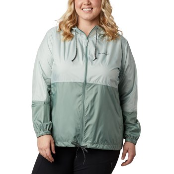 Columbia Jas Dames, Flash Forward Windbreaker Plus Size Groen, 08KMBYIXN